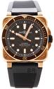 Mens, sportive, limited, automatic wrist watch Bell And Ross Diver Brown Bronze 42 mm