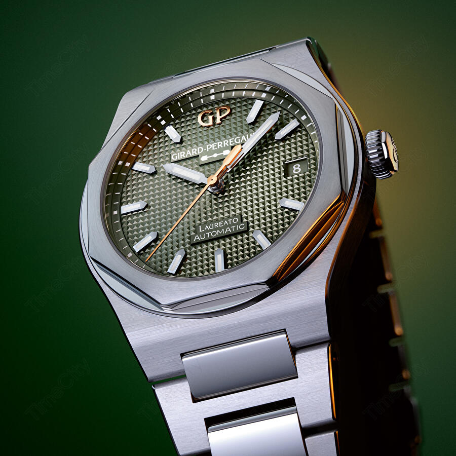 Girard-Perregaux 81005-11-3407-1CM (810051134071cm) - Laureato 38 mm Sage Green