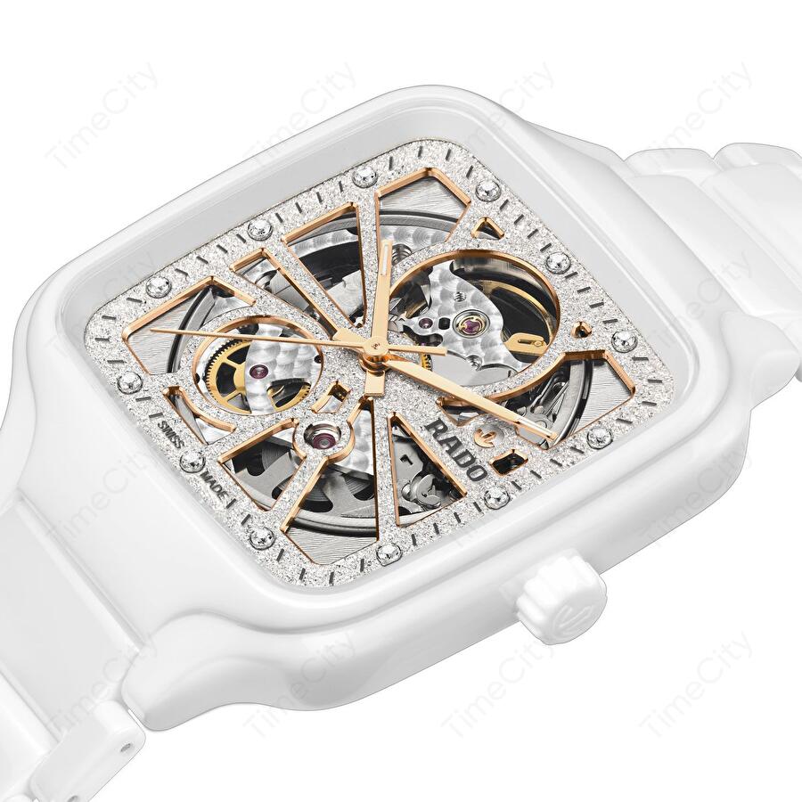 Rado R27073722 (r27073722) - True Square Automatic Open Heart Sparkling 38 mm