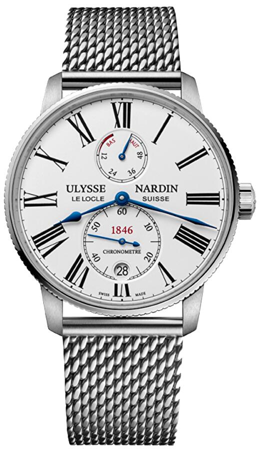 Ulysse Nardin 1183-310-7MIL/40 (11833107mil40) - Marine Chronometer Torpilleur 42 mm