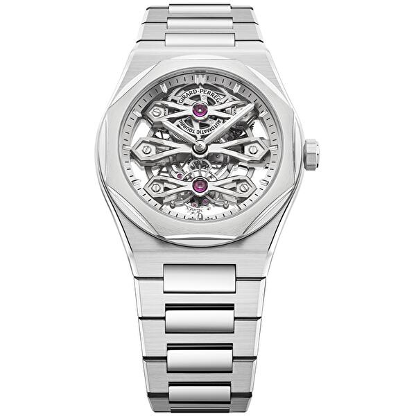 Girard-Perregaux 99112-58-3576-1CM (991125835761cm) - Laureato Three Gold Bridges 41 mm