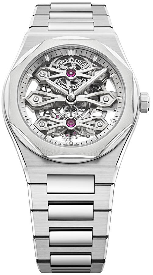 Girard-Perregaux 99112-58-3576-1CM (991125835761cm) - Laureato Three Gold Bridges 41 mm