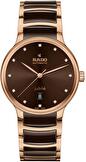 Mens, classic, automatic wrist watch Rado Centrix Automatic Diamonds 39.5 mm