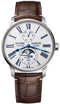 Ulysse Nardin 1193-310LE-0A-175/1B (1193310le0a1751b) - Marine Torpilleur Moonphase 42 mm