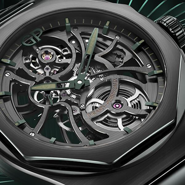 Girard-Perregaux 81015-32-3538-32A (8101532353832a) - Laureato Skeleton Aston Martin Edition 42 mm