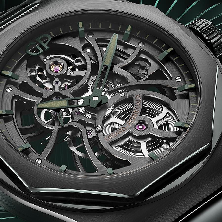 Girard-Perregaux 81015-32-3538-32A (8101532353832a) - Laureato Skeleton Aston Martin Edition 42 mm