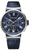 Mens, sportive, automatic wrist watch Ulysse Nardin Marine Chronograph Annual Calendarph 43 mm