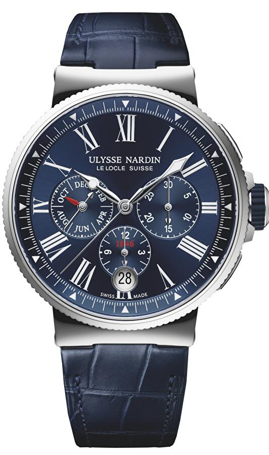 Ulysse Nardin 1533-150/43 (153315043) - Marine Chronograph Annual Calendarph 43 mm