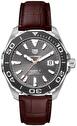 Mens, sportive, automatic wrist watch TAG Heuer Aquaracer 300m Calibre 5 Automatic Watch 43 mm