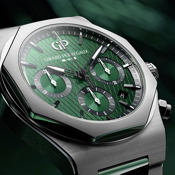 Girard-Perregaux 81020-11-001-11A (810201100111a) - Laureato Chronograph Aston Martin Edition 42 mm