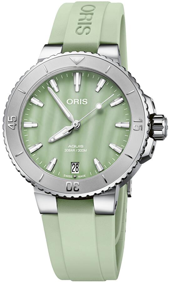 Oris 01 733 7770 4157-07 4 18 67FC (01733777041570741867fc) - Aquis Date