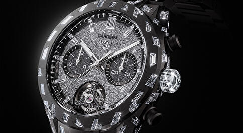TAG Heuer Carrera Plasma Diamant d'Avant-Garde Chronograph Tourbillon 44 мм