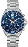 Mens, sportive, quartz wrist watch TAG Heuer Formula 1 Chronograph Quarz 43 mm