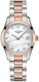 Ladies, classic, quartz wrist watch Longines Conquest Classic 34 mm