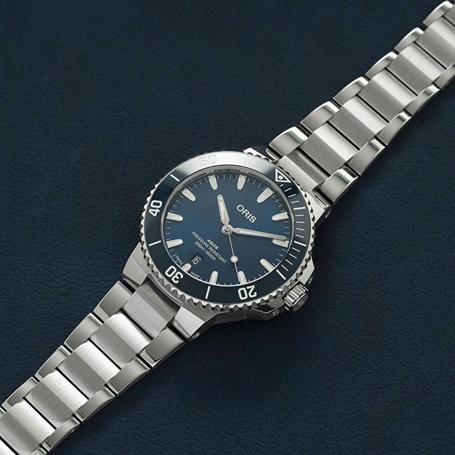 Oris 01 733 7787 4135-07 8 22 04PEB (01733778741350782204peb) - Aquis Date