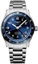 Mens, sportive, automatic wrist watch Longines Spirit Zulu Time 42 mm