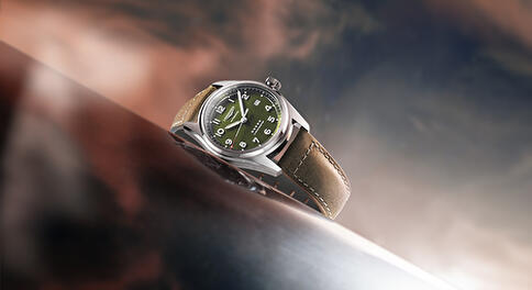 Longines Spirit в зеленом цвете