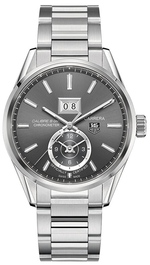 TAG Heuer WAR5012.BA0723 (war5012ba0723) - Calibre 8 Gmt And Grande Date Automatic Watch 41mm