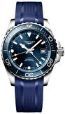 Mens, sportive, automatic wrist watch Longines Hydroconquest Gmt 41 mm