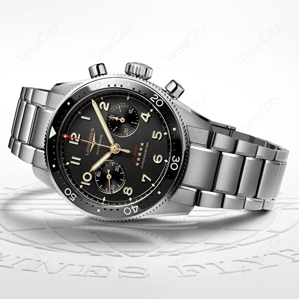 Longines L3.821.1.53.6 (l38211536) - Spirit Flyback Titanium 42 mm