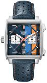 Мужские, классические, автоматические наручные часы TAG Heuer Monaco Calibre 11 Automatic Chronograph 39 mm