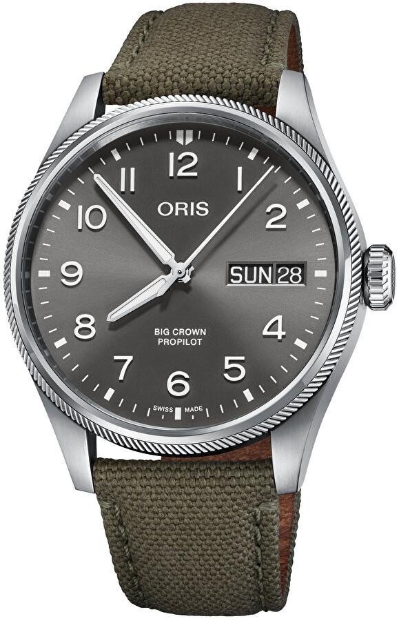 Oris 01 752 7760 4063-07 3 22 02LC (01752776040630732202lc) - Big Crown Propilot Big Day Date