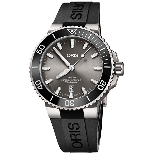 Oris 01 733 7730 7153-07 4 24 64TEB (01733773071530742464teb) - Aquis Titanium Date