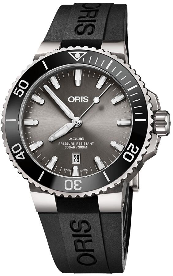 Oris 01 733 7730 7153-07 4 24 64TEB (01733773071530742464teb) - Aquis Titanium Date