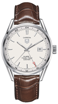TAG Heuer WAR2011.FC6291 (war2011fc6291) - Calibre 7 Twin Time Automatic Watch 41 mm