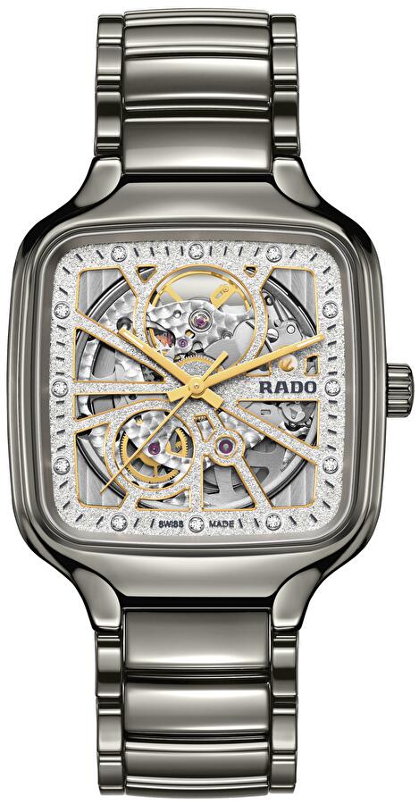 Rado R27083722 (r27083722) - True Square Automatic Open Heart Springling 38 mm