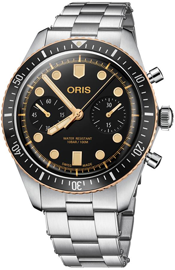 Oris 01 771 7744 4354-07 8 21 18 (01771774443540782118) - Divers Sixty-Five Chronograph