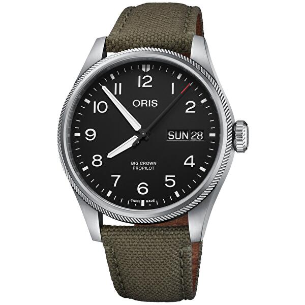 Oris 01 752 7760 4164-07 3 22 02LC (01752776041640732202lc) - Big Crown Propilot Big Day Date