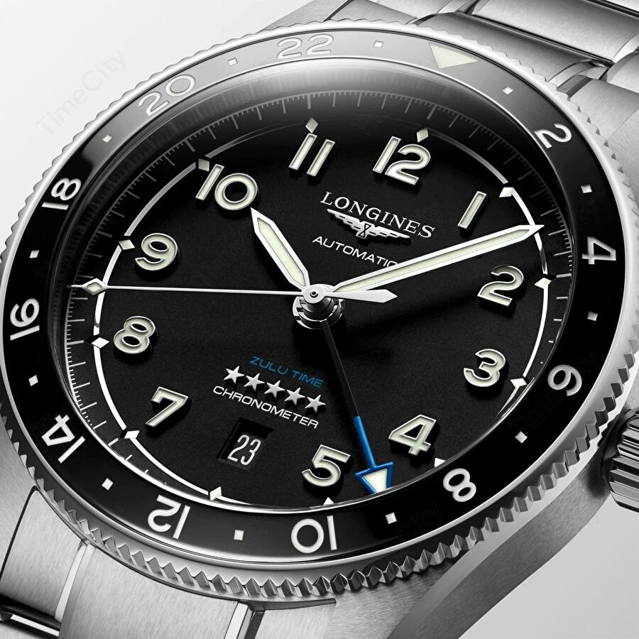 Longines L3.812.4.53.6 (l38124536) - Spirit Zulu Time 42 mm