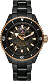 Mens, sportive, automatic wrist watch Rado Captain Cook High-Tech Ceramic Skeleton 43 mm