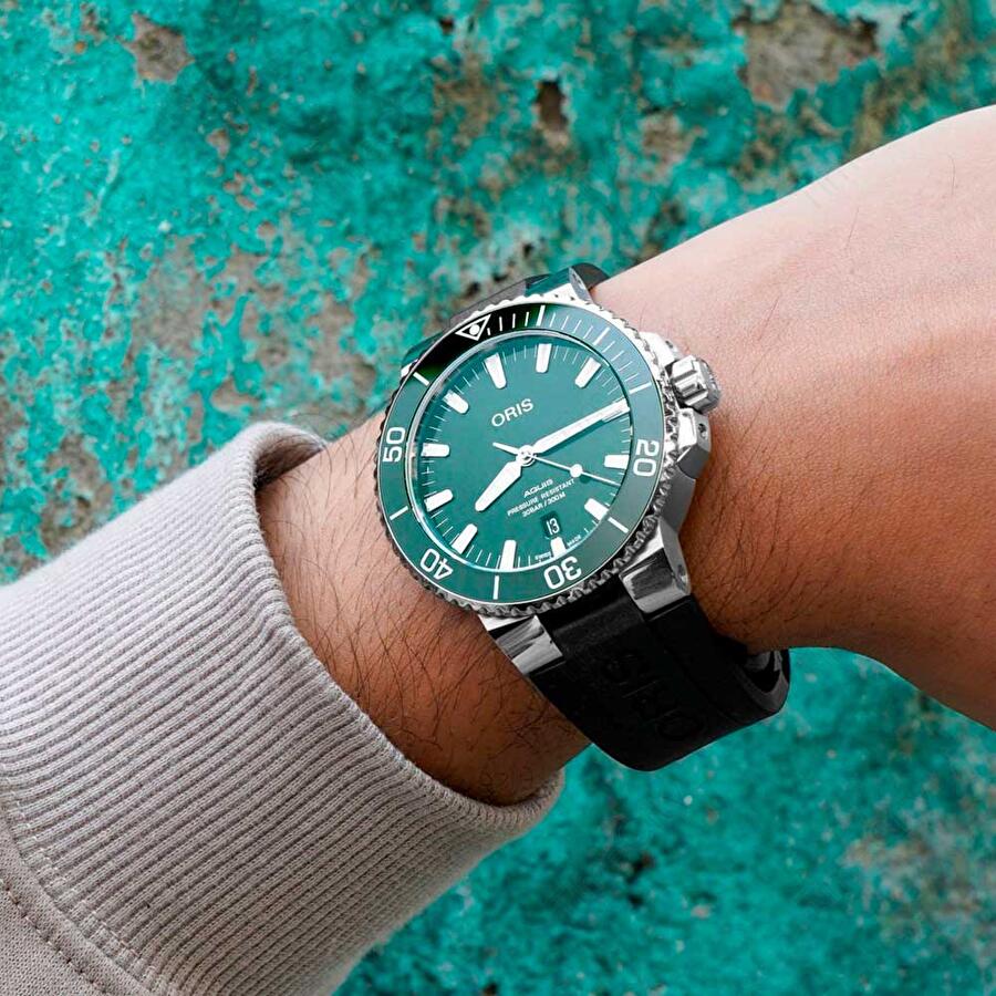 Oris 01 733 7730 4157-07 4 24 64EB (01733773041570742464eb) - Aquis Date