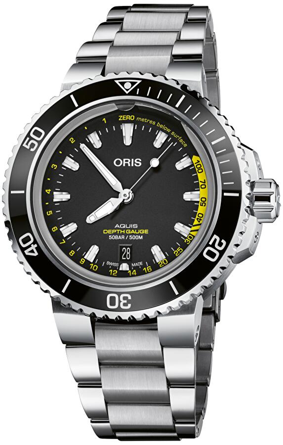 Oris 01 733 7755 4154-SET MB (0173377554154setmb) - Aquis Depth Gauge