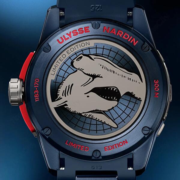 Ulysse Nardin 1183-170LE-3A-HAMMER/3A (1183170le3ahammer3a) - Diver Hammerhead Shark 44 mm