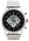 Мужские, спортивные, автоматические наручные часы Breitling Transocean Chronograph Unitime 46 mm