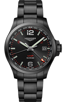 Longines L3.728.2.56.6 (l37282566) - Conquest V.h.p. Gmt Flash Setting