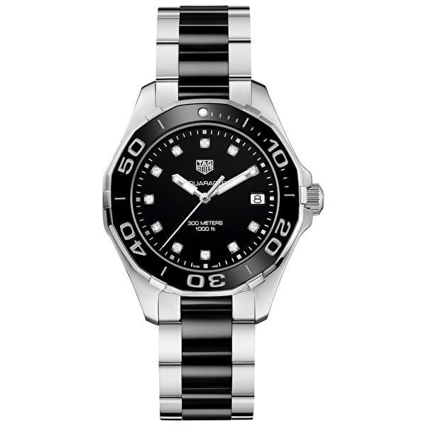 TAG Heuer WAY131C.BA0913 (way131cba0913) - Aquaracer Lady 300m Steel Ceramic Diamond Dial