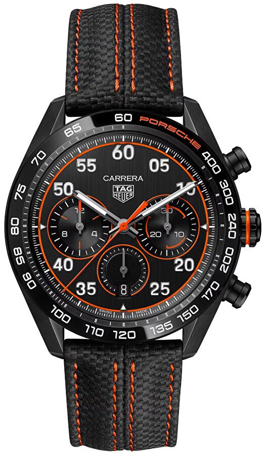 TAG Heuer CBN2A1M.FC6526 (cbn2a1mfc6526) - Carrera Porsche Orange Racing 44 mm