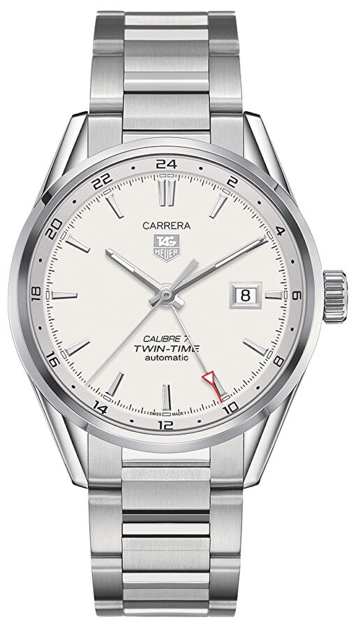 TAG Heuer WAR2011.BA0723 (war2011ba0723) - Calibre 7 Twin Time Automatic Watch 41 mm