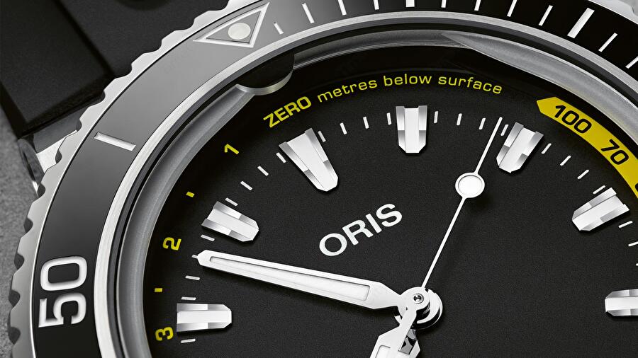 Oris 01 733 7755 4154-SET RS (0173377554154setrs) - Aquis Depth Gauge