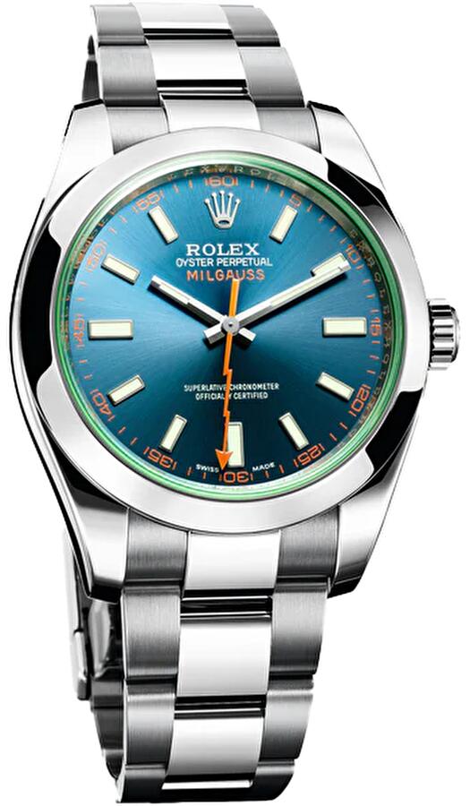 Rolex 116400GV (116400gv) - Oyster Perpetual Milgauss Blue 40 mm