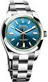 Мужские, спортивные, автоматические наручные часы Rolex Oyster Perpetual Milgauss Blue 40 mm