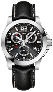 Longines L3.700.4.56.3 (l37004563) - Conquest 41 mm Quartz Chrono