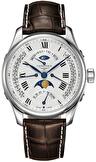 Mens, classic, automatic wrist watch Longines The Longines Master Collection Retrograde 44 mm