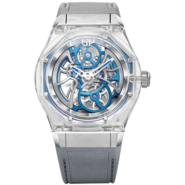 Girard-Perregaux 81071-43-431-FC6A (8107143431fc6a) - Laureato Absolute Light Bucherer Blue 44 mm