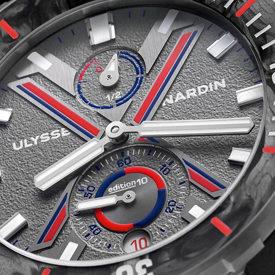 Ulysse Nardin 1183-170LE-2A-VG/0B (1183170le2avg0b) - Diver Net Vendée Globe 44 mm