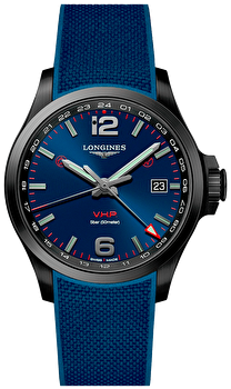 Longines L3.728.2.96.9 (l37282969) - Conquest V.h.p. Gmt Flash Setting